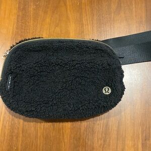 Lululemon fur belt bag